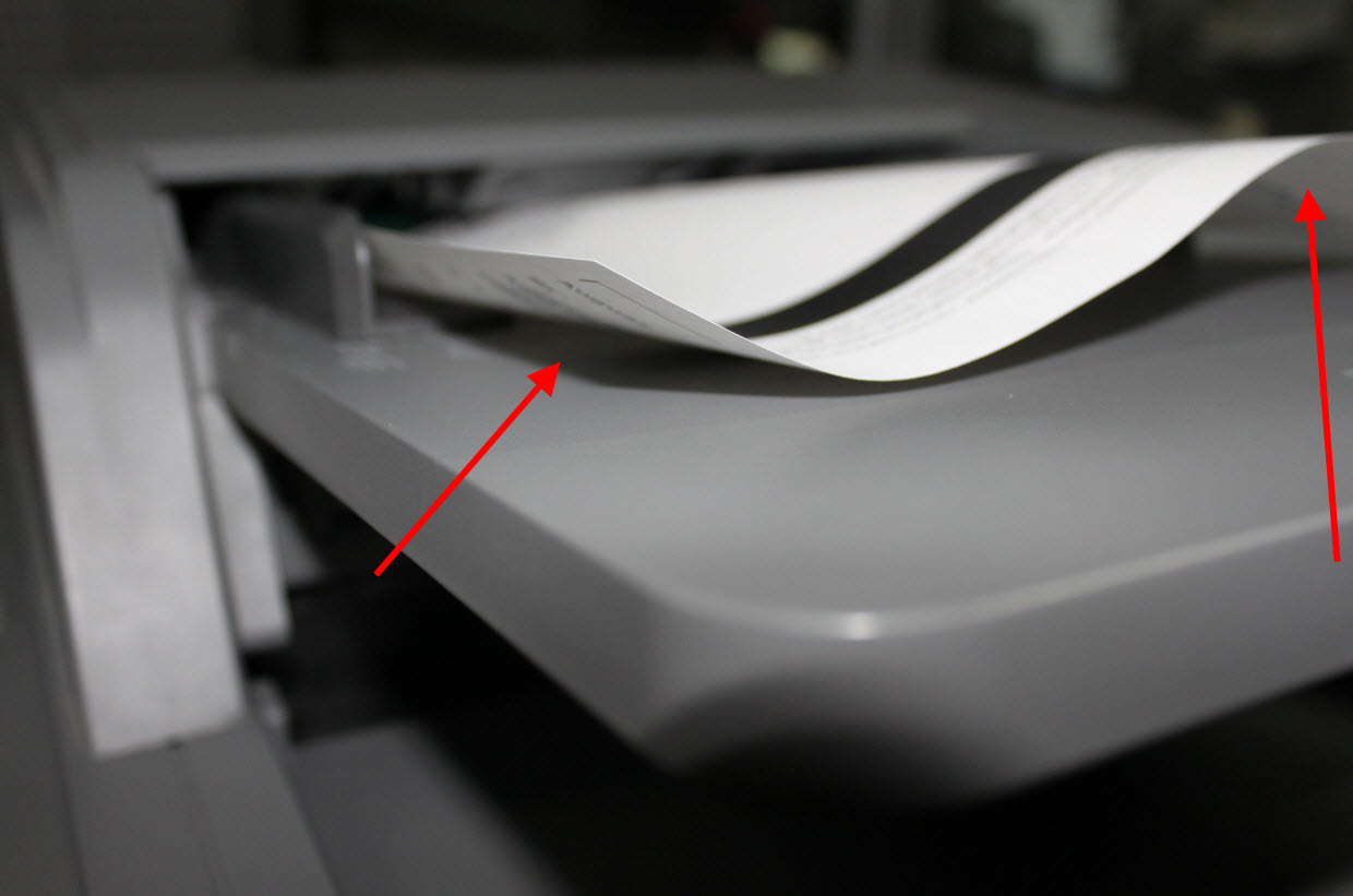 Automatic Document Feeder Produces a Skewed Copy when Copying